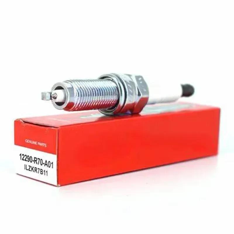 4/6PCS 12290-R70-A01 ILZKR7B11 New Iridium Spark Plug For Honda Accord Acura 3.5L RDX TSX 12290R70A01 ILZKR7B-11