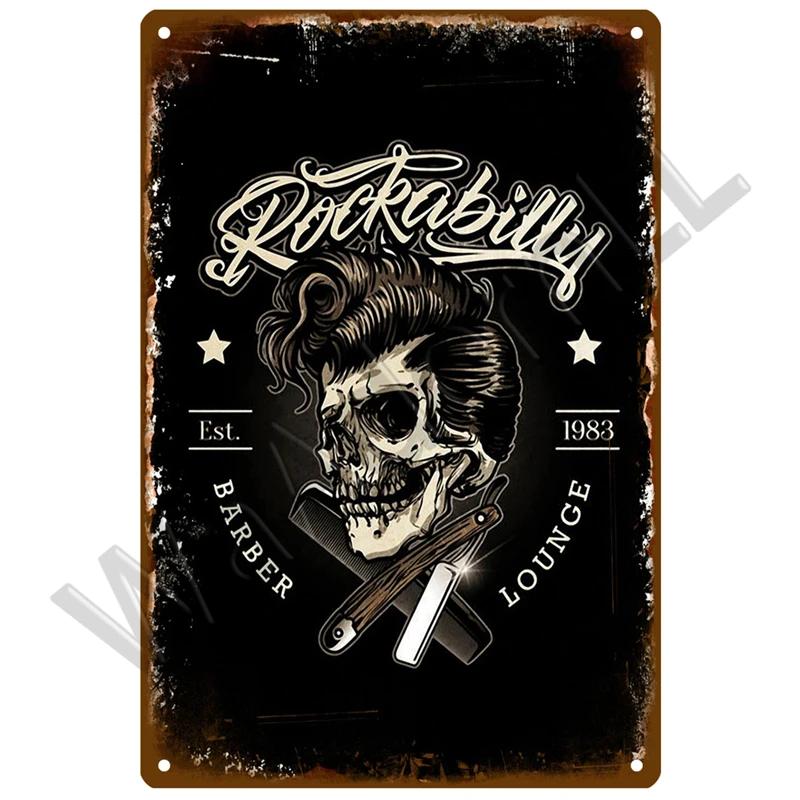 Barber Shop Retro Pub Bar Decoration Tin Sign Shabby Chic Home Decor Plaque Metal Sign Wall Poster Vintage Decor Art Vintage