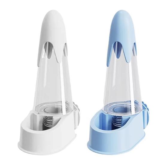 Parrot Water Feeder 125ml Bottle Automatic Water Dispenser Birdcage Water Dispenser Bird Feeder with Anti-Splash Base for Horizontal And Vertical