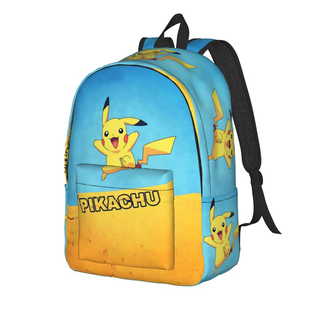 Fashion Pokemon Pikachu Backpack Mochilas Light Outdoor Large Capacity Rucksack