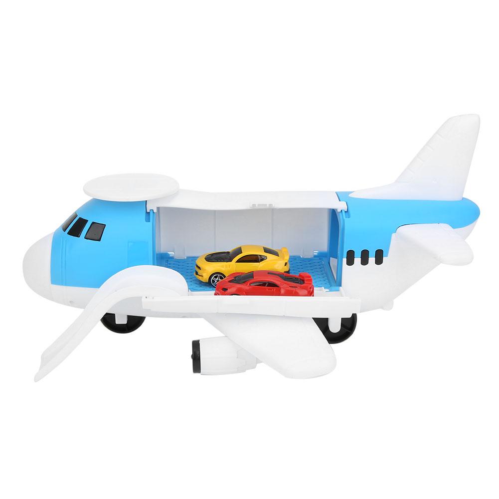 Airplane Model Car Toy Children Early Education DIY Assembly Storage Inertia Transport