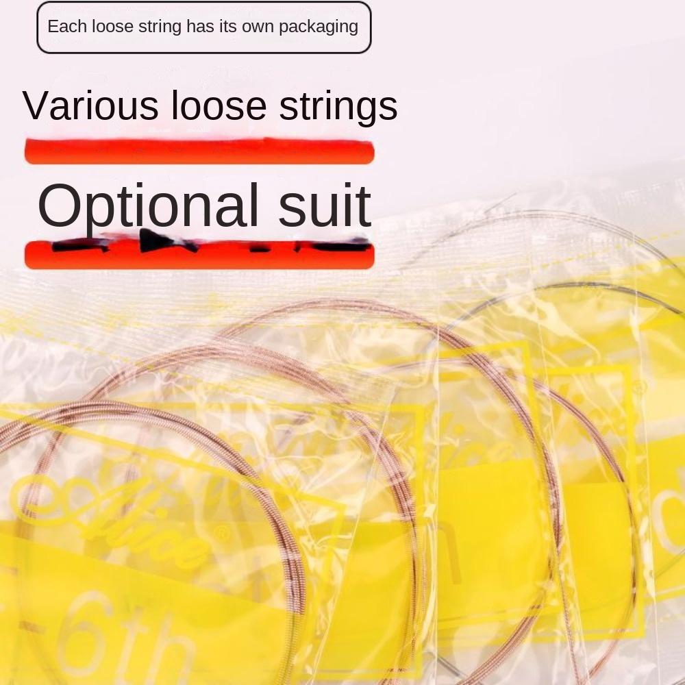 0.28mm Alice Guitar Strings 0.11inch Guitar 6 Strings Acoustic Guitar Strings Music Enthusiasts