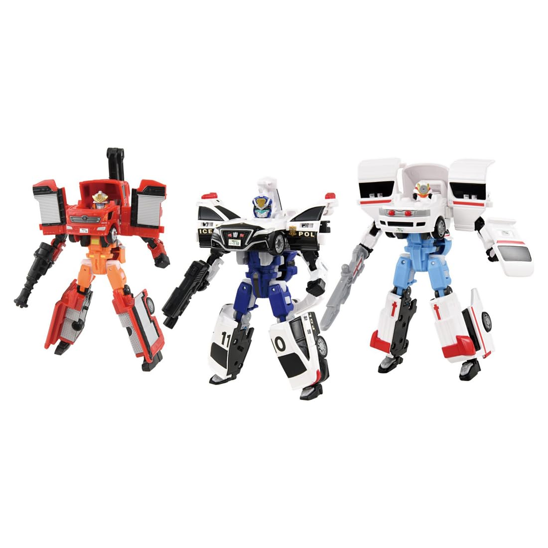 

Takara Tomy Tomica Job Labor Police Fire and Emergency Start Dash DX Set