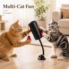 Spring Loaded Cat Boxing Toy Suction Cup Base Pet Scratching Toy Durable Speed Bag Toy Activity