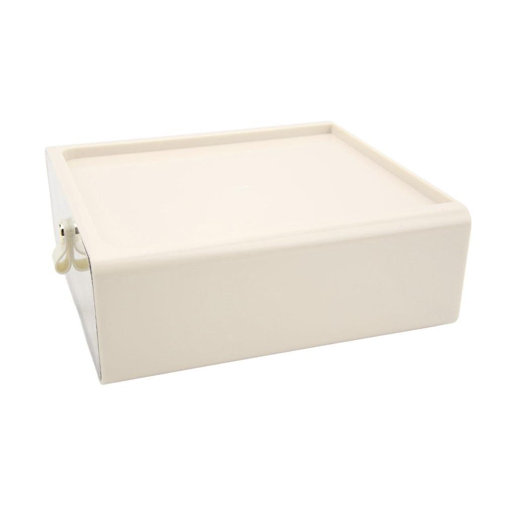 Transparent Material Storage Container Large Capacity Stackable Storage Bins Drawer Organizer  Home
