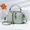 Women's Diamond Quilted Mini Crossbody Bag 2025 - New Textured Style Shoulder Handbag