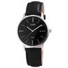Watch - JUST - Emerick - Black Dial - Black 20 Mm Leather Strap - 40 Mm Steel Case, 3 ATM