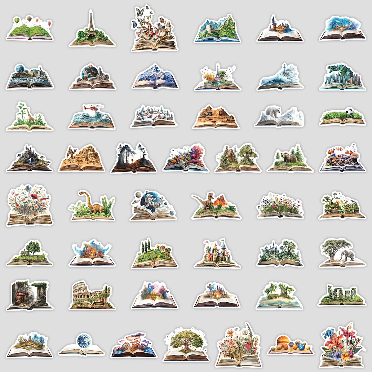 

50 Мультяшных Привидений с Головой Тыквы Наклейки-Дудлы Креативные Хэллоуинские DIY Наклейки Наклейки для Украшения Мобильного Телефона