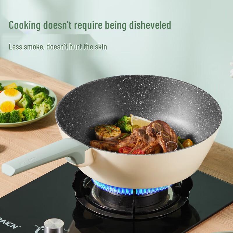 Chuda Huang 28cm Maifan Stone Non-Stick Wok