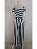 Chic One-Shoulder Printed High-Waisted Women's Jumpsuit