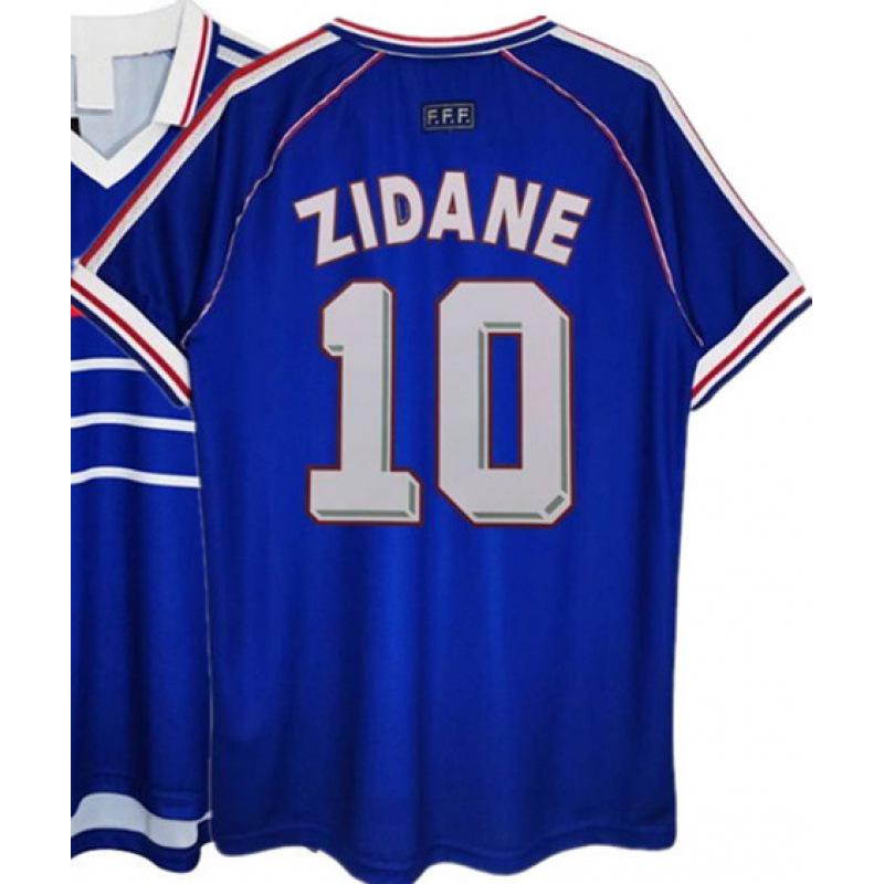 Klasický fotbalový dres Retro fotbalový dres Santos Zidane AC Milán Brazílie Nigérie Francie Dres národního týmu