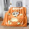 Bluey's Colorful Adventures Blanket Warmthful Decor Suitable for Picnics Seaside Couch All-Season Use Playful Design Gift for Travel Home Birthdays
