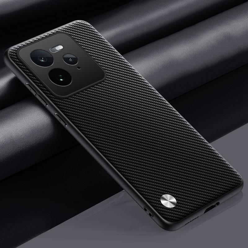 

Роскошный чехол из искусственной ПУ кожи для Realme GT7 Pro, задняя крышка, матовый силиконовый чехол для полной защиты телефона для RealmeGT7 Pro GT7Pro 5G Coque For Realme GT7 Pro матовый черный