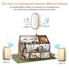 3 Pieces Wireless Door Bell Music Adjustable Doorbell Outdoor Alarm Apartment Transmitter Wall Mounted Alerts Equipment