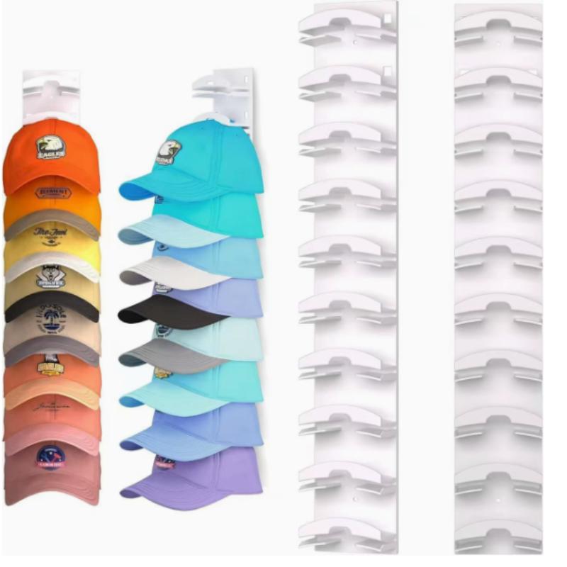M-New Baseball Cap Rack Wall Mounted Hat Organizer Storage Hanger for Home Door Closet Multifunctional Cap Holder Display