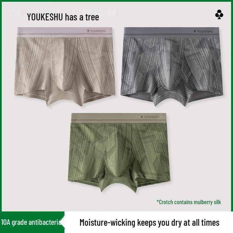 

Men s Antibacterial Cotton Boxer Briefs 3-Pack 3XL