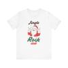 Jingle Rock Club Santa Christmas Funny Rock Santa Holiday Music Party T-Shirt