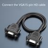 High Resolution VGA Extension Cord 30cm, 1920x1080P Support for Laptop and Desktop Video Devices Displays Connection