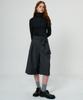 RAVEROUS Ribbon Tie Bermuda Pants_Charcoal