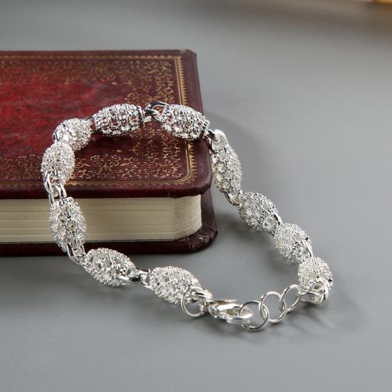 

Женский браслет из стерлингового серебра 925 пробы 2pcs