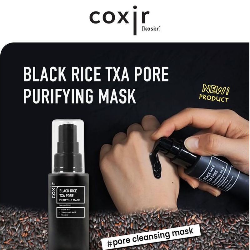 Coxir - Black Rice TXA Pore Purifying Mask