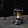 Vintage Solar LED Horse Lantern: Outdoor & Garden Decorative Flame Candle Light