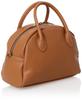 Chiemi Sacs Mini Boston Shoulder Handbag, Bag, Bag, 2-Way, Simple, Natural, Beige, Camel, 2402-6252