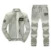 Men Set Tracksuit Two Piece Sets Spring Autumn Male Thin Sweatshirt + Pants Sporting Suit Men's Set