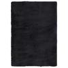 VidaXL Tapis shaggy à poils longs noir 120x170 cm polyester, tapis, tapis de chambre, tapis moderne, tapis de salon, tapis 4102822