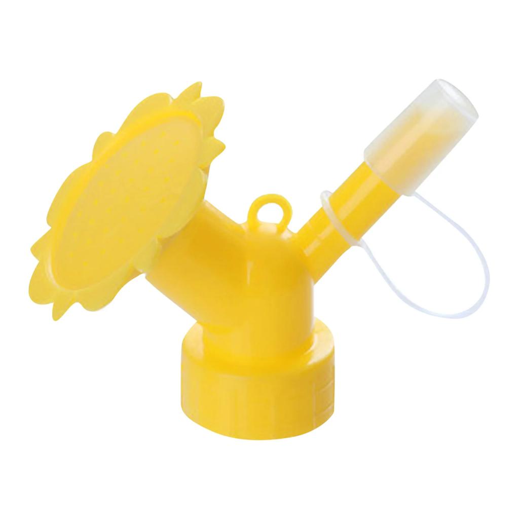 Bottle Cap Sprinkler Dual Head Bottle Watering Spout Watering Can Sprinkler Head Portable Plastic Plant Nozzles Garden Plant