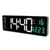 16 Inch Digital Wall Clock LED Large Display Wall Mount Decor Clock with Remote Control Adjustable Brightness Wide