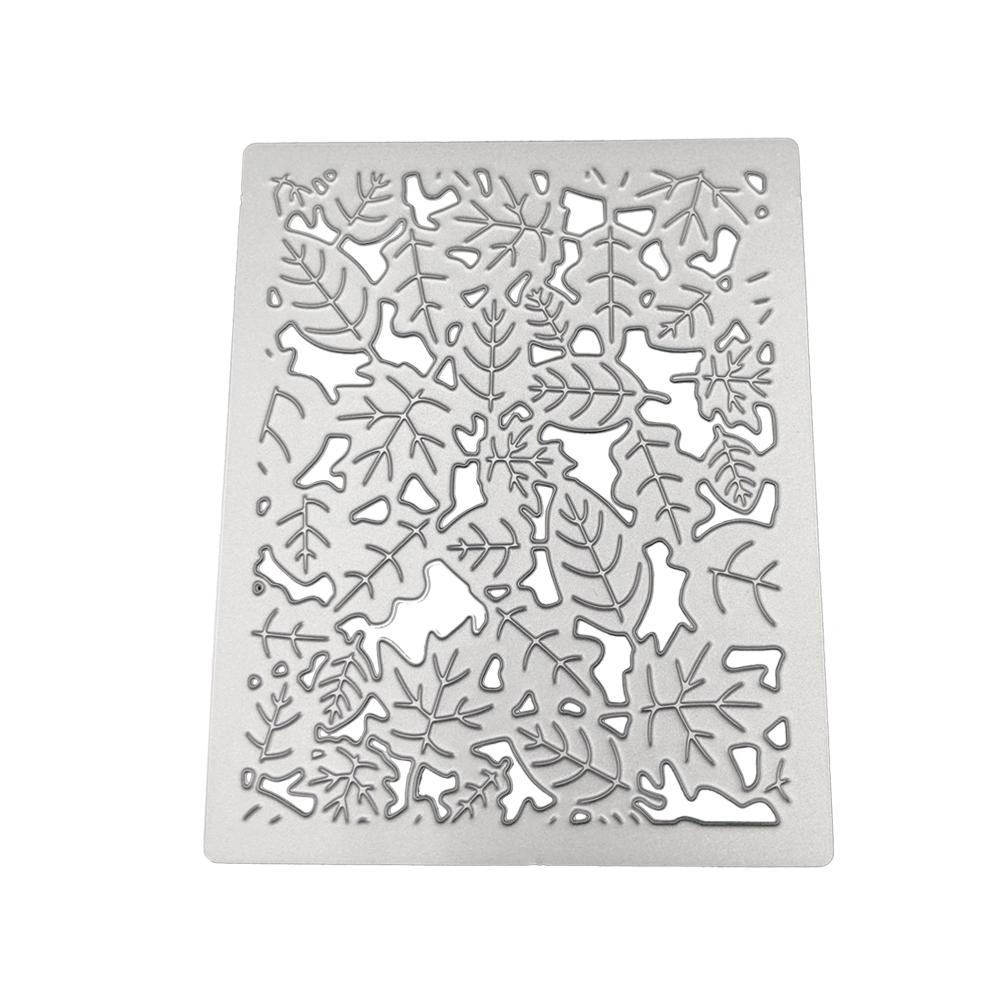 

Прямоугольные фоновые листья металлический серебристый трафарет тиснение вырубные штампы для скрапбукинга бумага альбом карты изготовление серебряный
