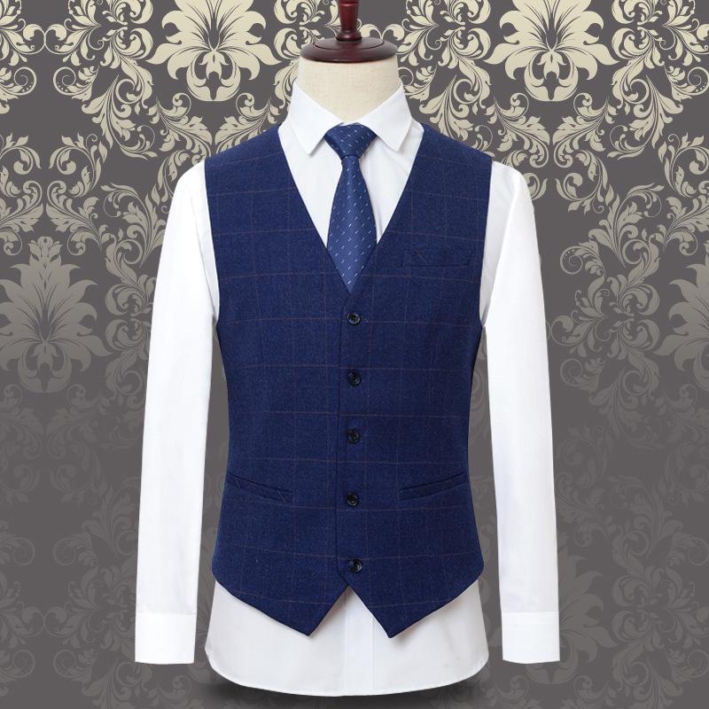 Men's Plus Size Plaid Suit Set for Weddings & Casual Events