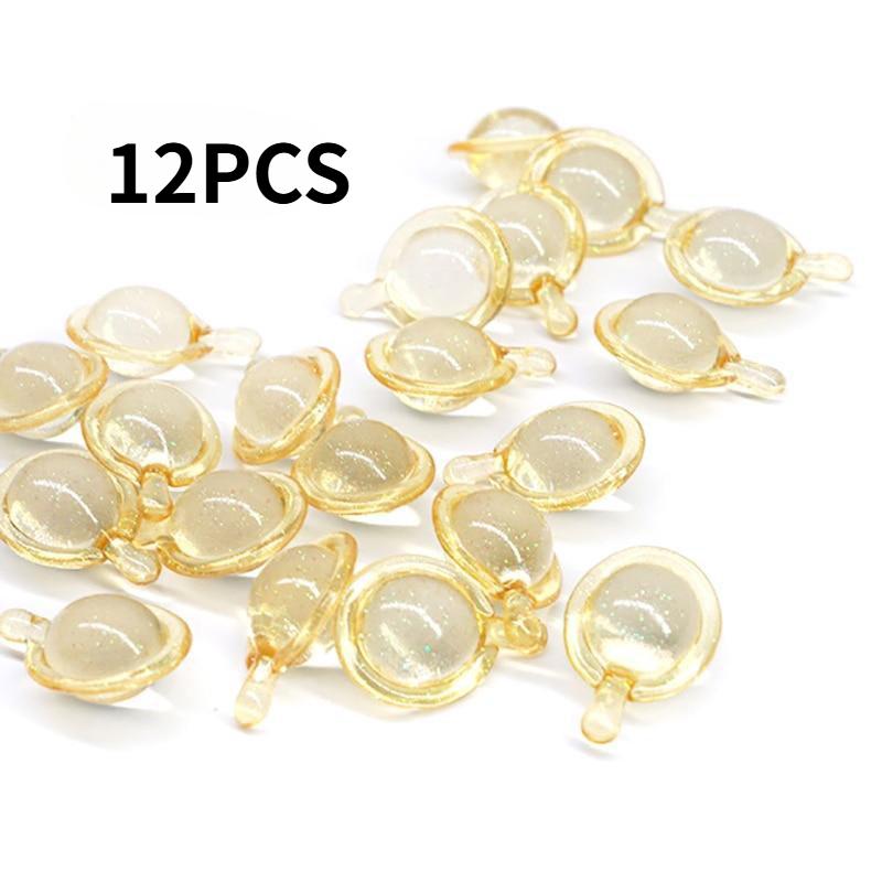 

Уход за волосами и защита сухих поврежденных волос Восстановление кожи головы Лечение растительное масло для волос Маска для волос 12PCS