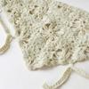 Hollowed Crochet Headband Triangle Flower Headscarf Knitted Headscarf Hat  Beach Photography
