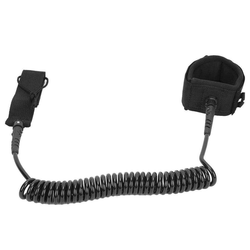 

Black Elastic Water Sports Foot Rope Surfing Paddle Board Ankle Spring Traction Strap