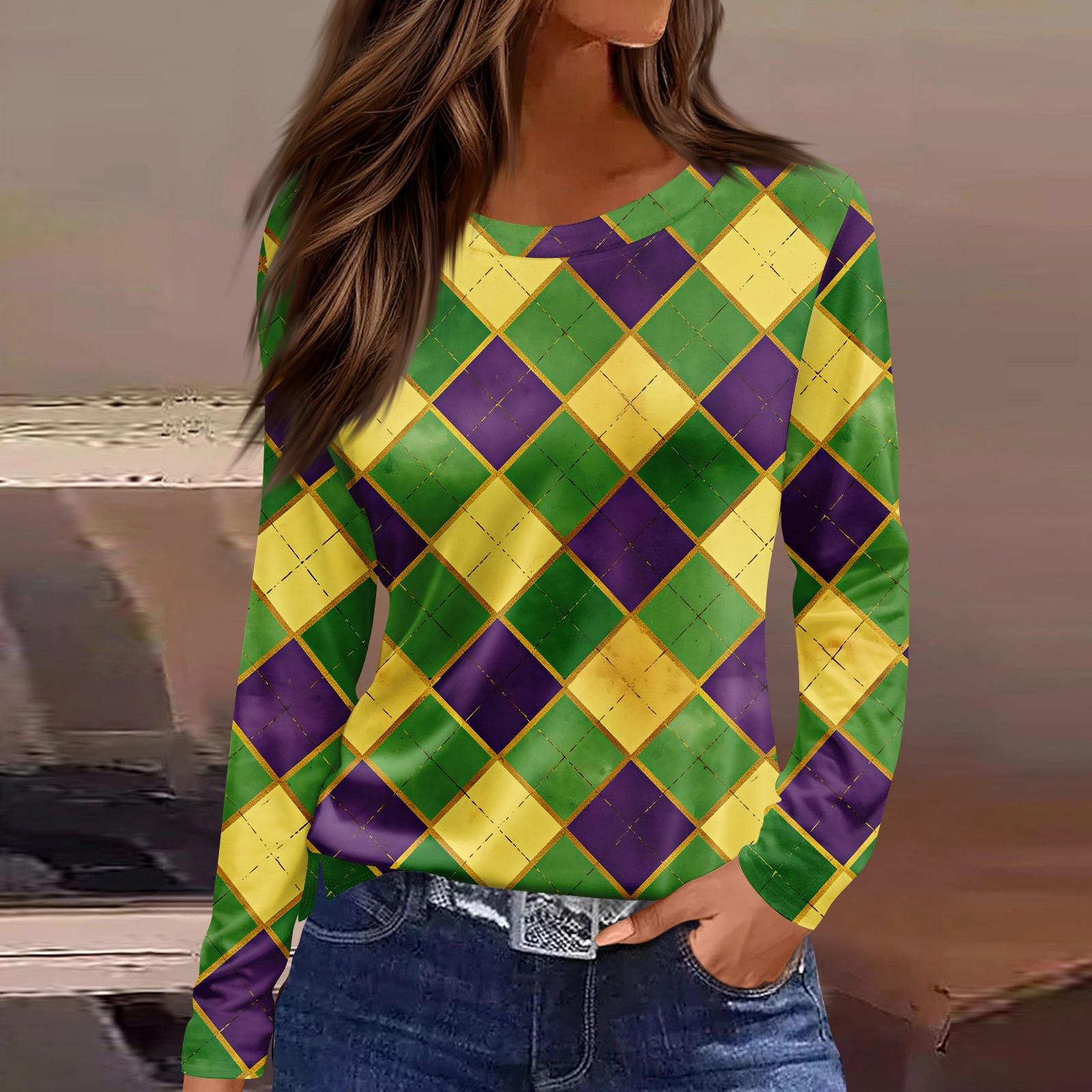 

Женская модная повседневная футболка с круглым вырезом и разрезом по низу, длинный рукав, свободный принт XL жёлтый