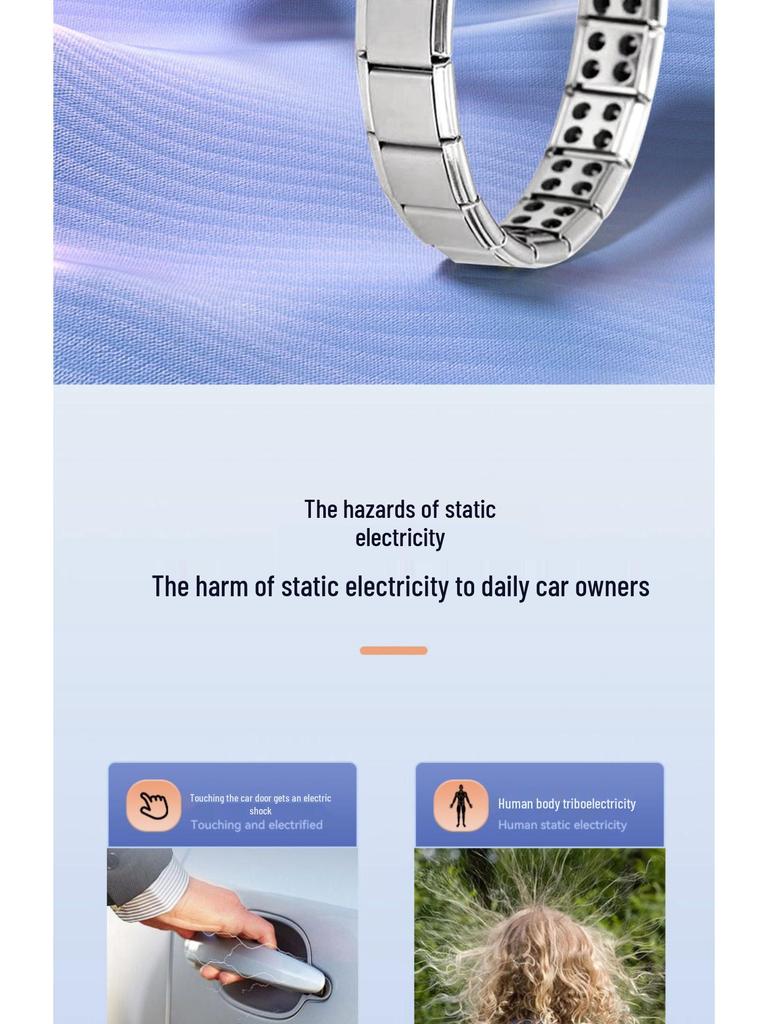 Kabelloses Antistatik-Armband - Eliminiert Winterstatik für Männer und Frauen