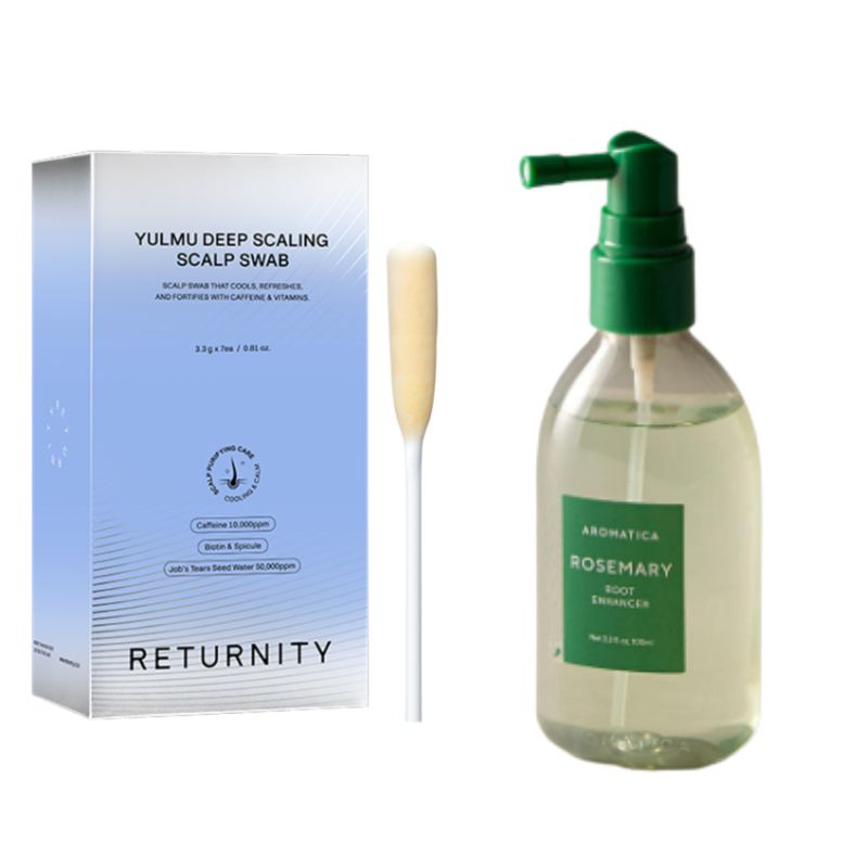 [Aromatica & Returnity] Scalp & Root Revive Kit Scalp 7ea & Root Revive Kit 100ml