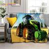 Retro Tractor Car 3D Truck Soft Flannel Blanket for Beds Bedroom Sofa Picnic ,Throw Blanket for Cover Outdoors Leisure Gift