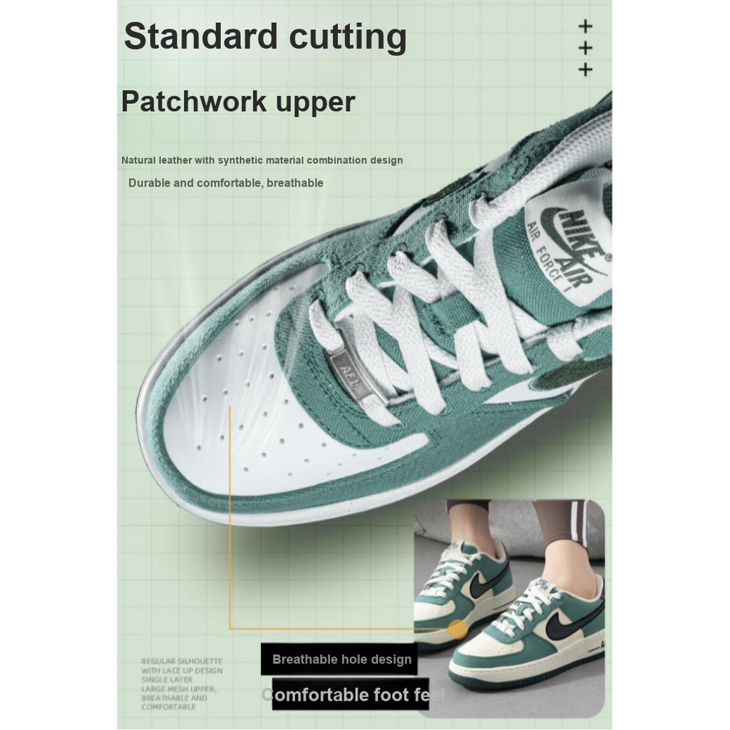 Nike Air Force 1 LV8 GS Notebook Doodle Pack - Vintage Grønn Barnesneakers Kokosmelk Bicoastal Gummi-Mørkebrun FN4731-100