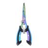Titanium Dual-Color Eagle Mouth Fish Control Pliers Multifunction Hook Remover Line Cutter Split Ring Opener Lure Pliers