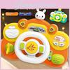 Functional Steering Multi Wheel Children Puzzle Toy With Lights And Music