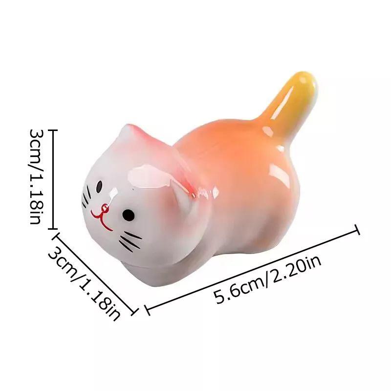 Cute Animal Ceramic Paint Brush Pen Holder Pen Rack Display Stand Palette For Watercolor Gouache Acrylic Painting Art Supply