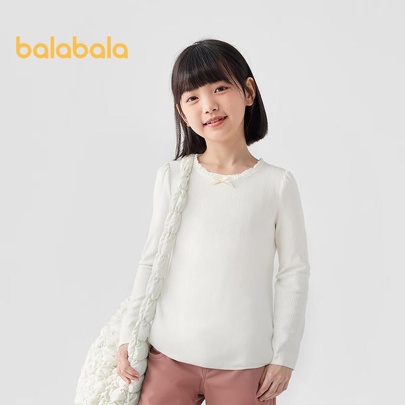 Balabala Girls' Long-Sleeve Casual T-Shirt