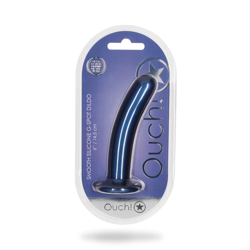 Ouch! - Slim Silicone Dildo with Suction Cup 14.5 cm