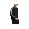 Adidas Neo Basic Short Sleeve Logo Print Knit Crewneck Sweatshirt Men Tops Black H45108