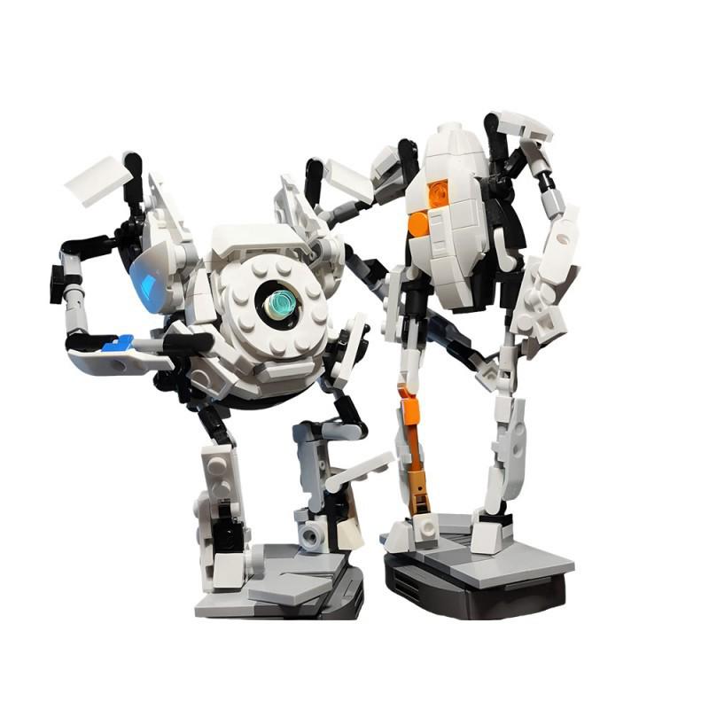 Portal 2 ATLAS & P-body Educational Building Block Model