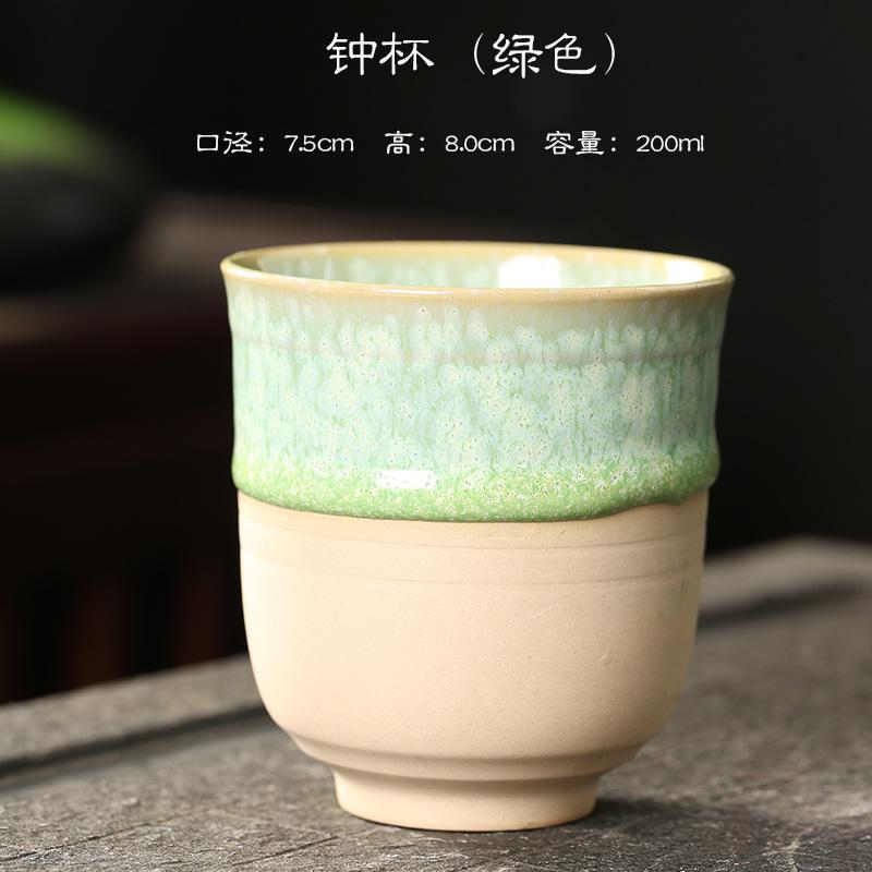 200ML Japanese Style Ceramic Coffee Cup Creativity Retro Kung Fu Tea Cups Single Pottery Drinkware Tableware Water Mugs New