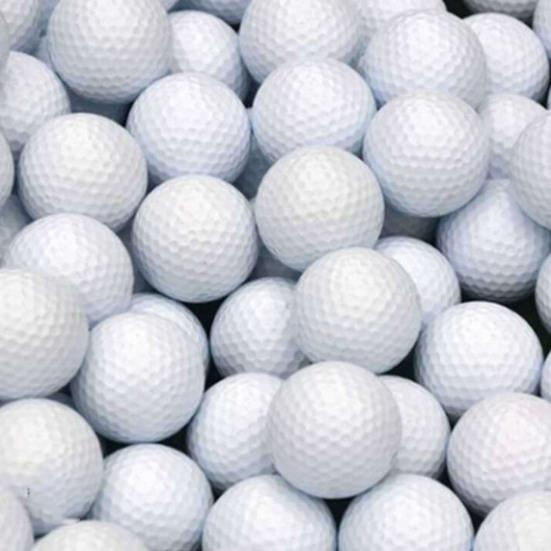 Pachet de 4 mingi de golf din spumă pentru antrenament mingi de golf cu senzație realistă pentru antrenament de zbor limitat Minge sportivă mingi elastice din spumă pentru utilizare în interior și exterior